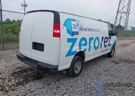 2020 Chevrolet Express Cargo Rwd 3500 Extended Wheelbase Wt из США, поврежденный, VIN 1GCZGHFG7L1161787